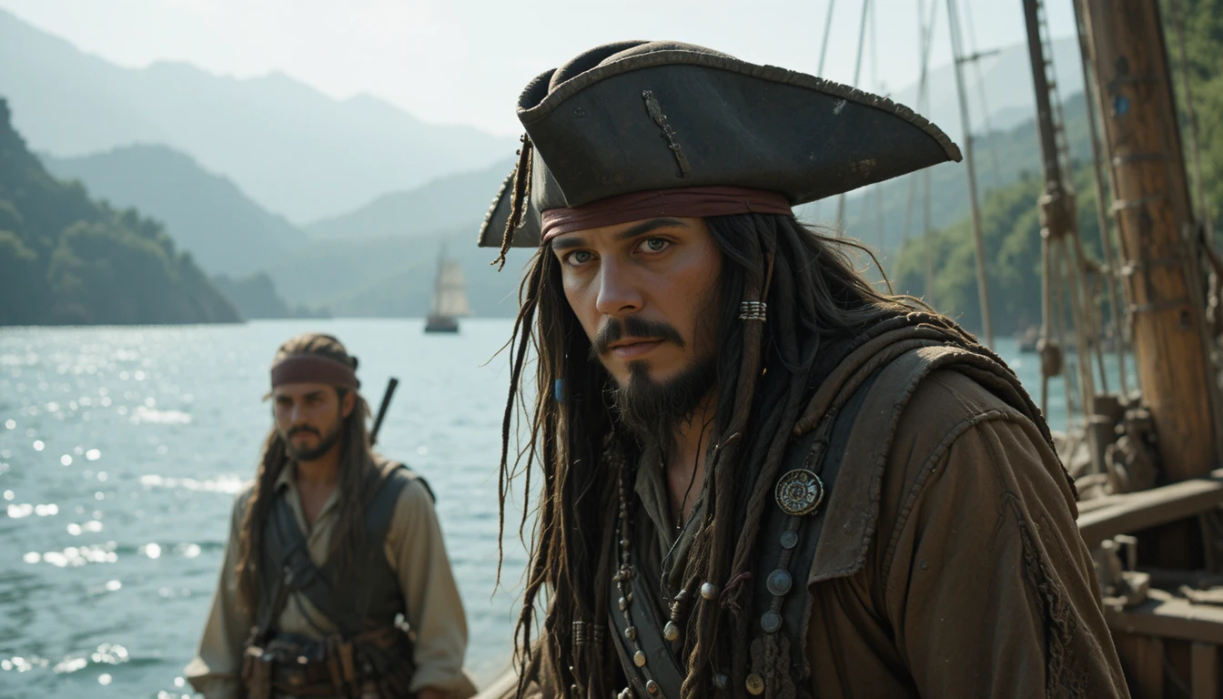 Two rival pirate crews seek the legendary fountain
