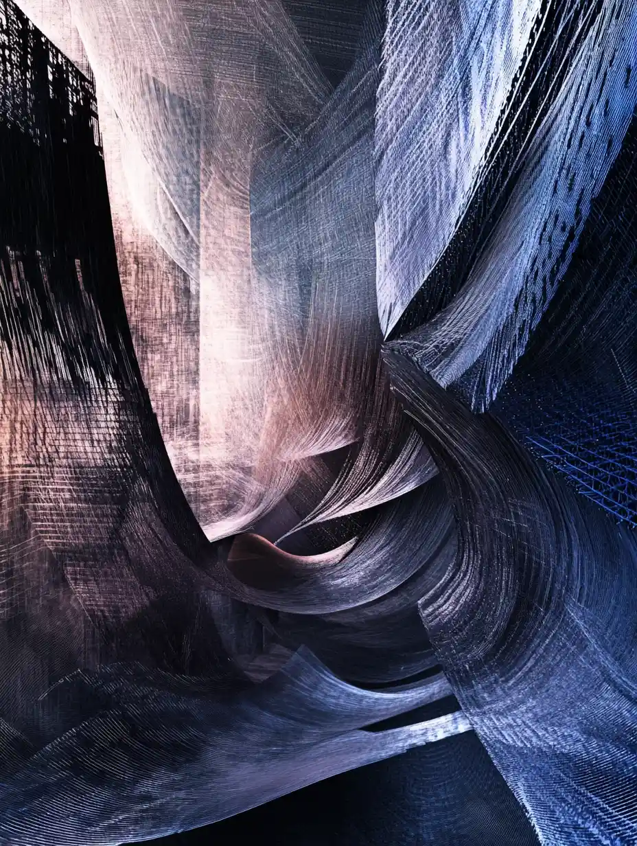 Abstract computational void with fragmented scientific structures
