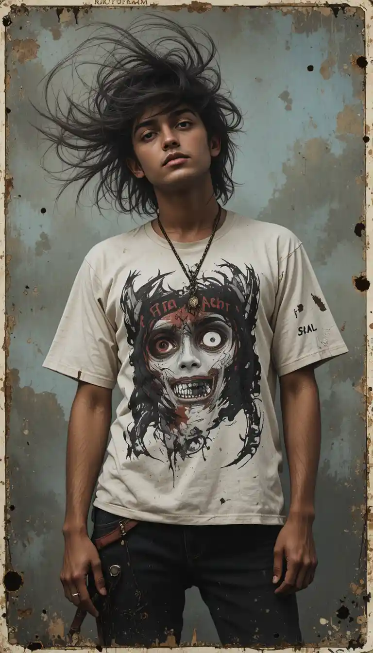 Gritty-Typografie-Kunstwerk mit dem Spruch Not for Role Models