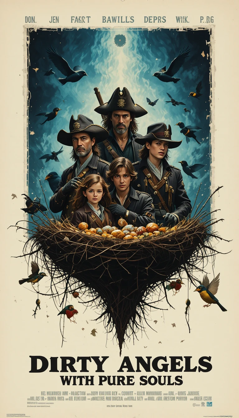 Póster dinámico de película de espías y acción con intensa química entre personajes
