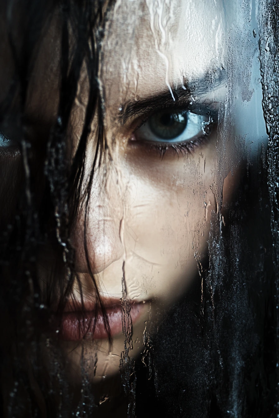Woman overwhelmed by sudden shame and rising fear