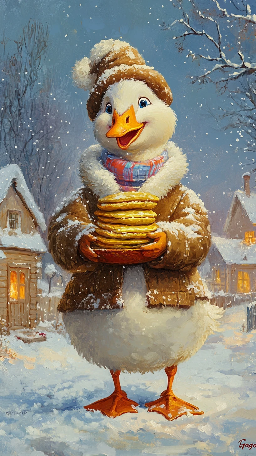 snowy village
