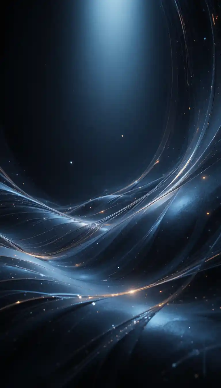 Fond futuriste de champ d’énergie abstrait avec lignes lumineuses et fluides
