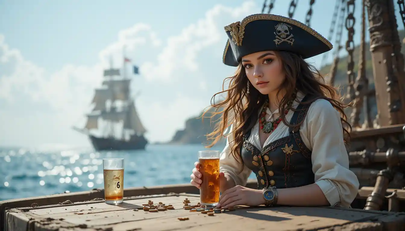 Mysterious lighthouse guardian who is secretly a pirate