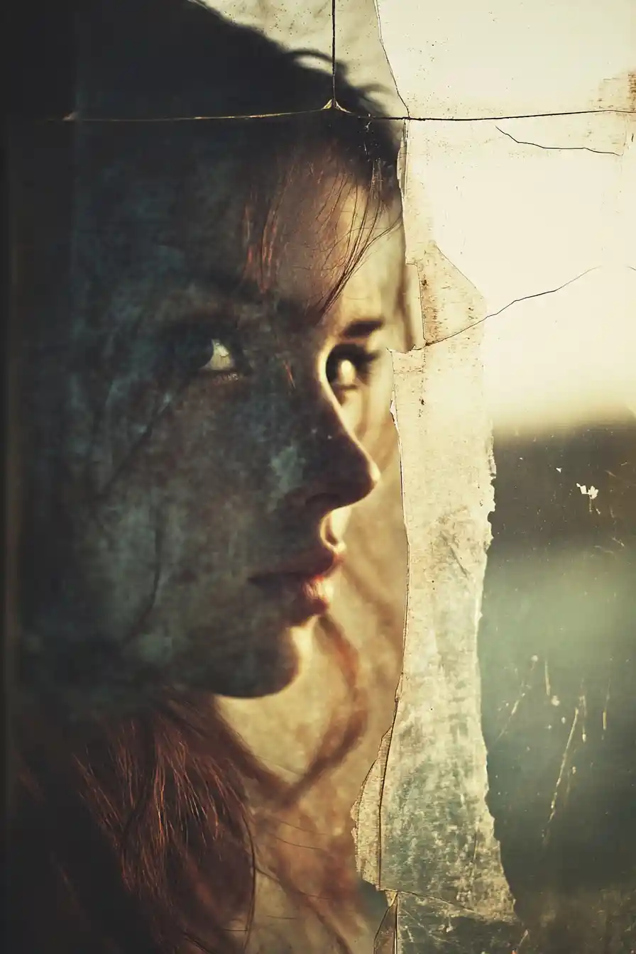 Lonely heart searching through scattered broken dreams