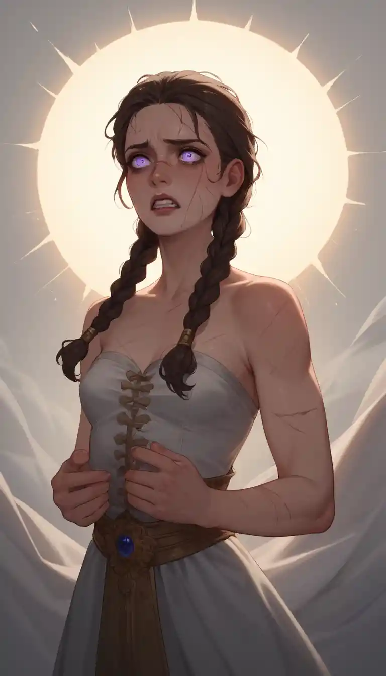 Joyful young girl dancing in warm sunlight