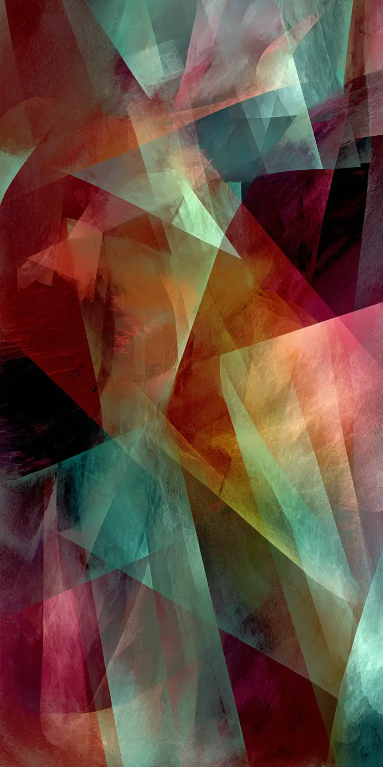 Abstract experimental composition with random visual perspectives