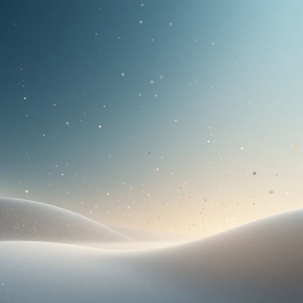 Soft abstract gradients with floating light particles