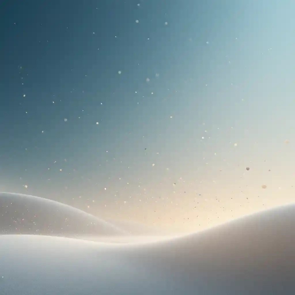 Soft abstract gradients with floating light particles