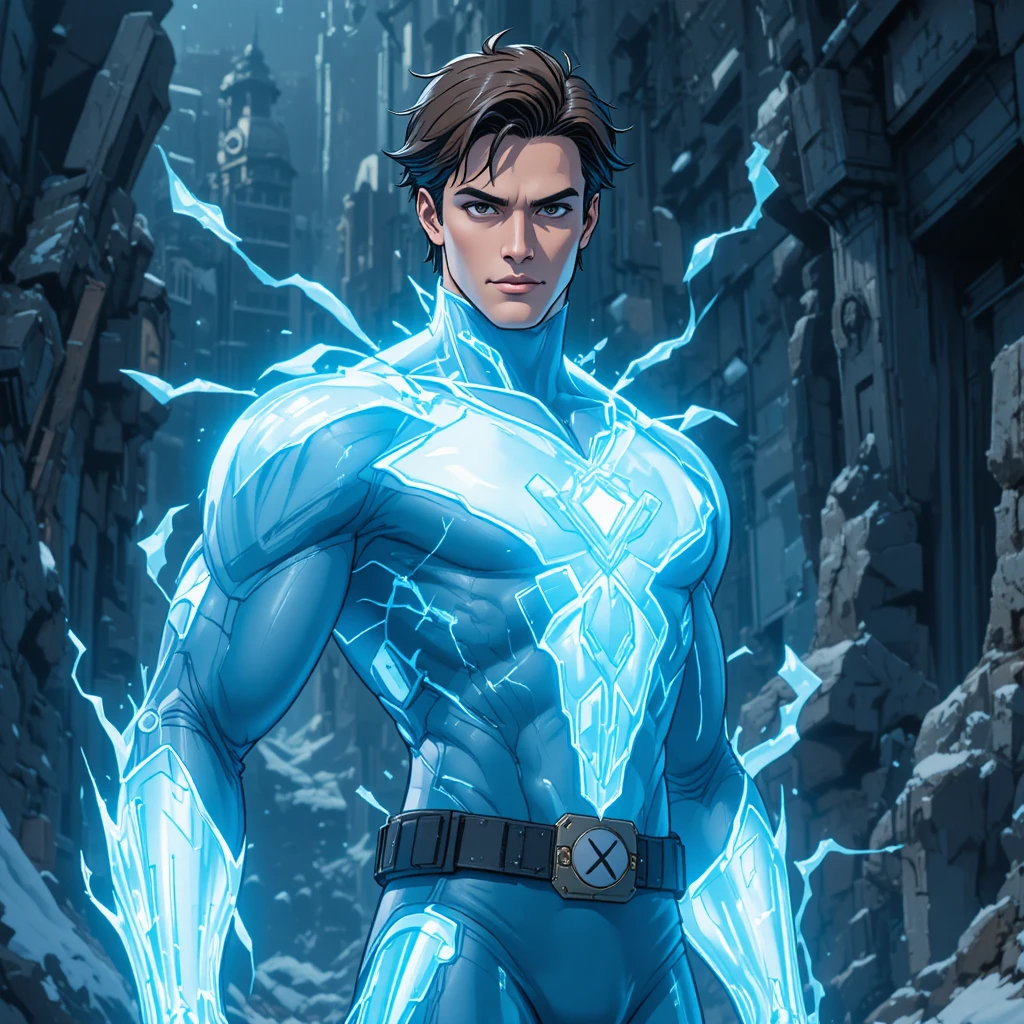 Animierter männlicher Mutantenheld aus dem Marvel-Universum