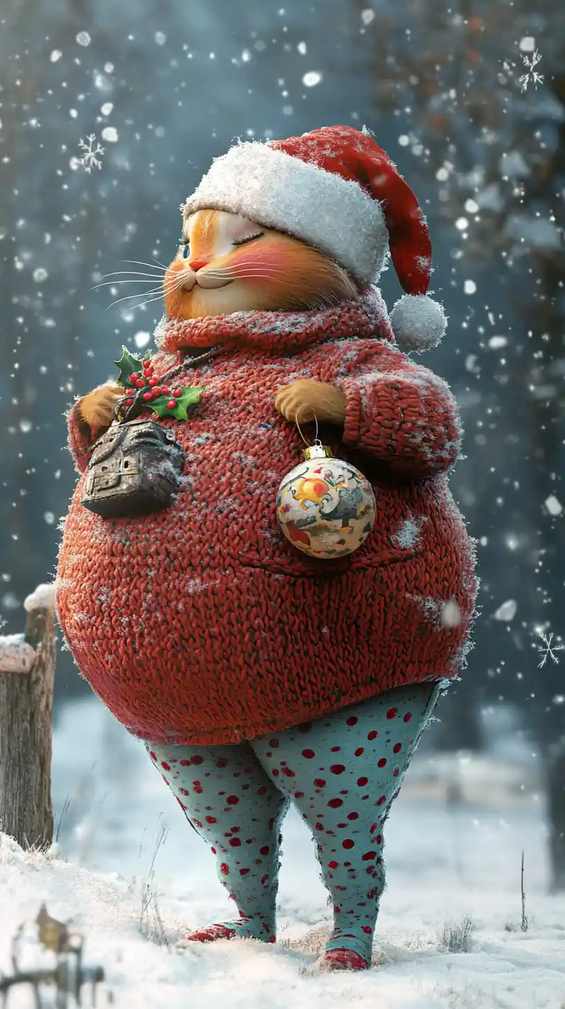 Joyful pregnant woman in sporty outfit in the snow