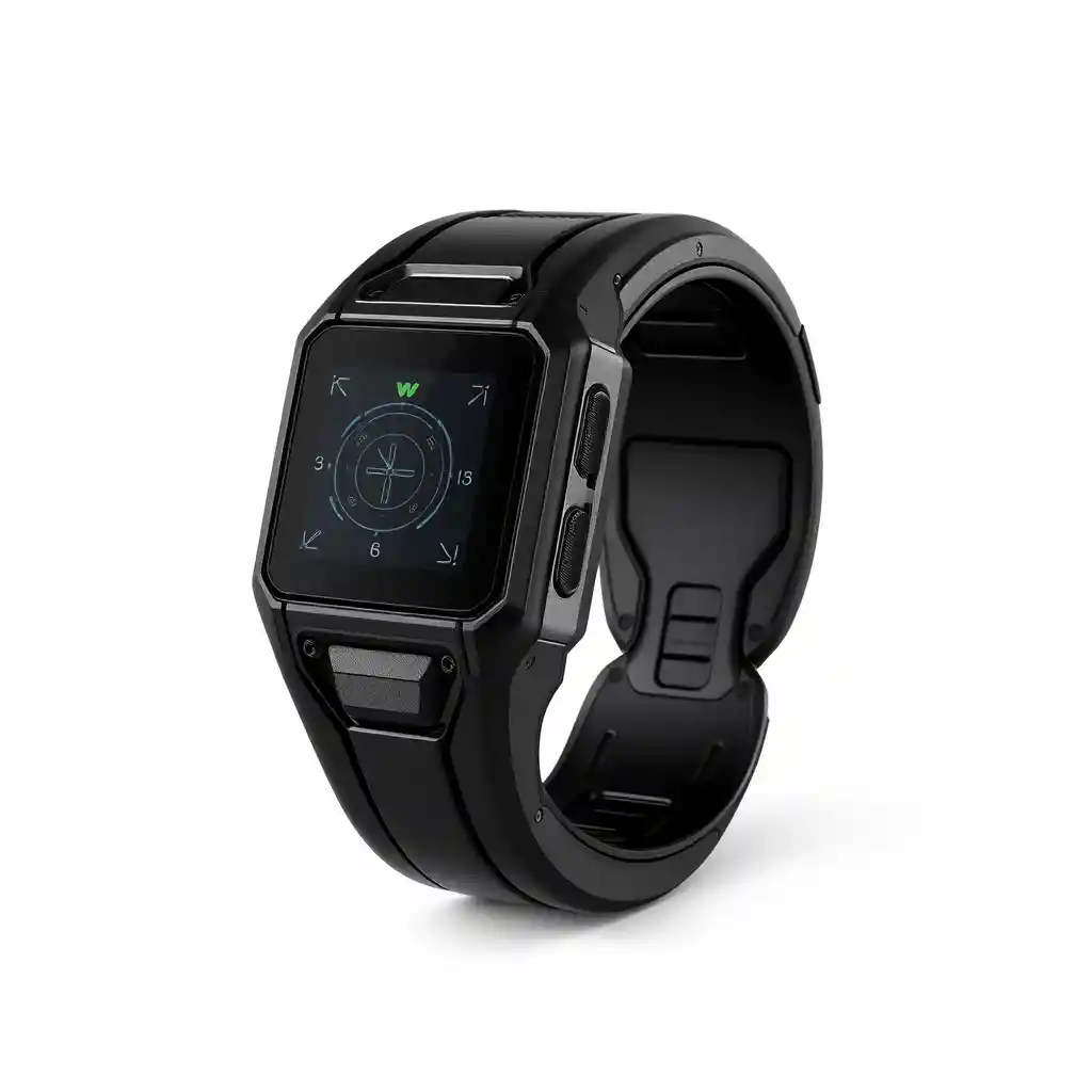 Bracciale alieno da avambraccio con display touchscreen integrato