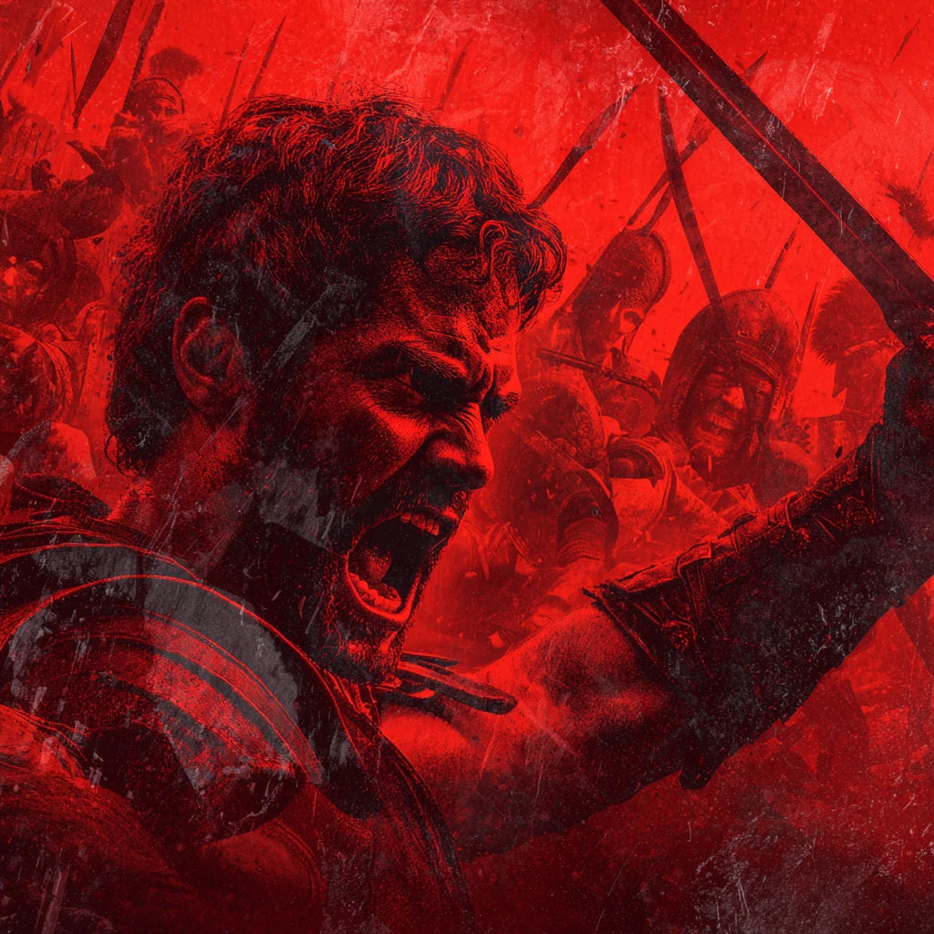 Spartacus Battles Persian Warriors In Epic Cinematic Clash