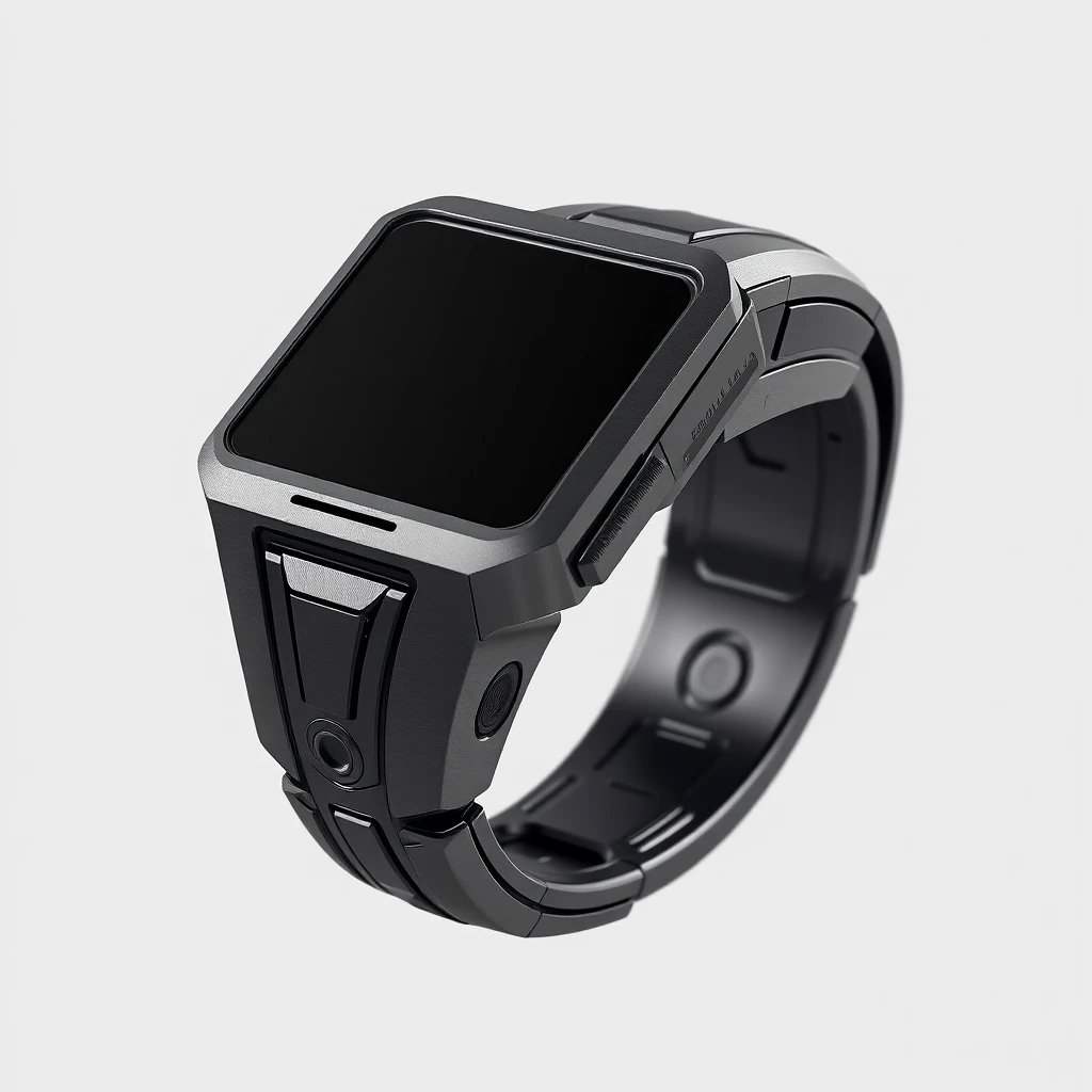 Bracciale futuristico alieno da avambraccio con touchscreen integrato
