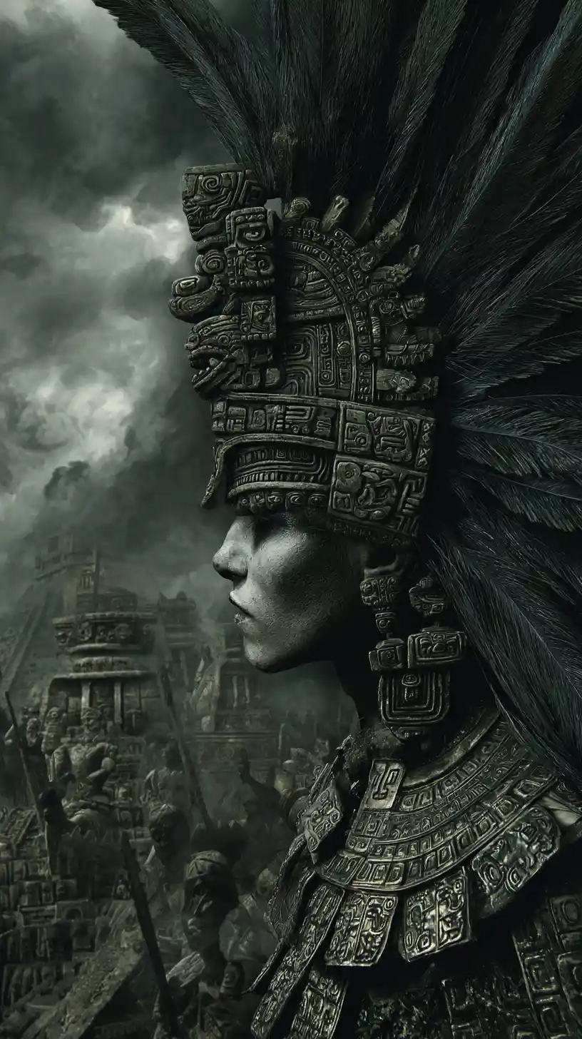 Antiguos seres alienígenas se reúnen en un imponente templo ritual