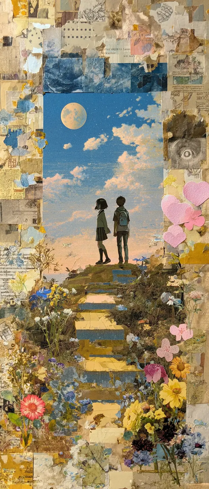 Ponte di Riconciliazione a Collage in Delicato Stile Scrapbook