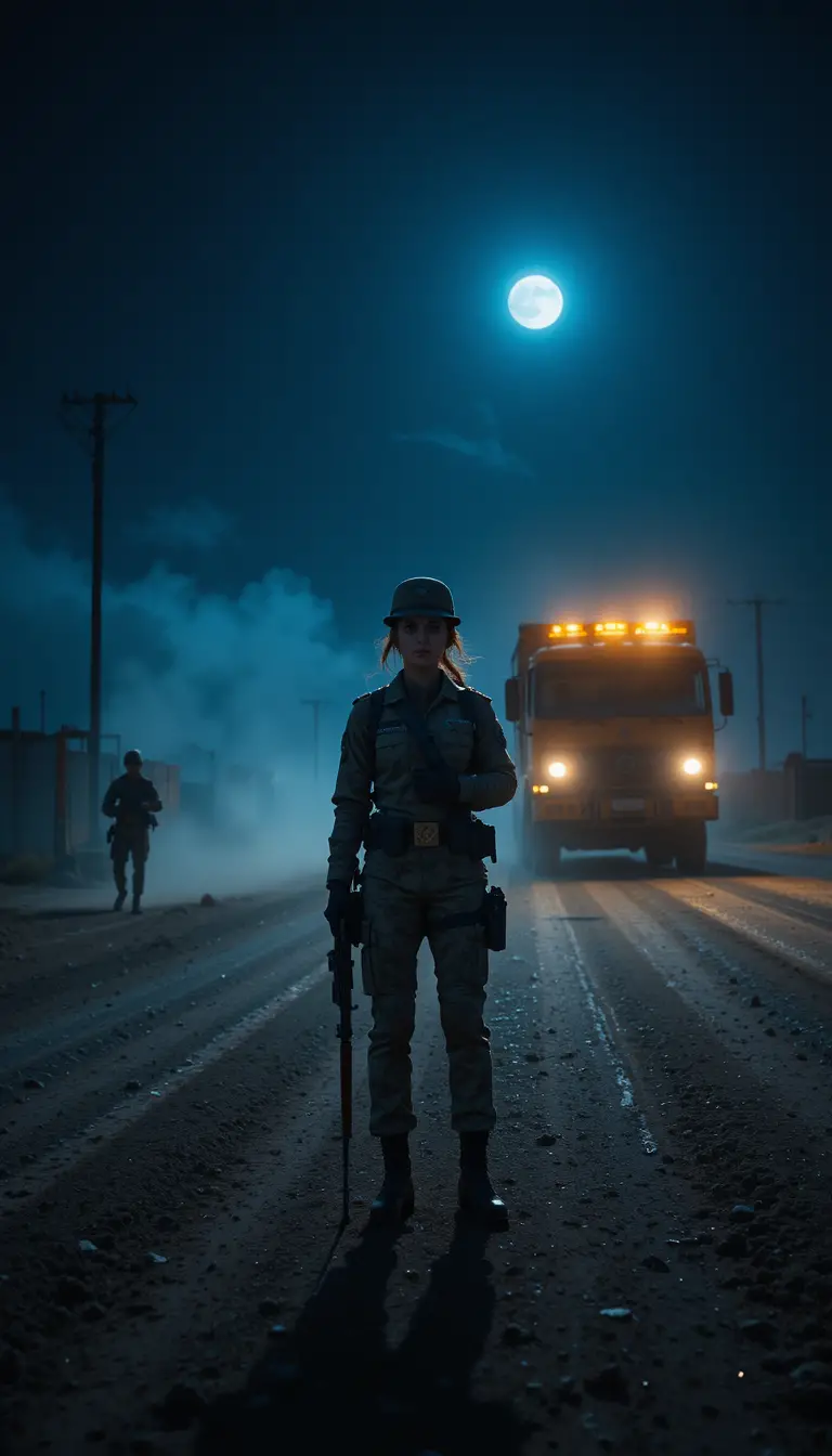 Oficial pakistaní vigila un tenso control fronterizo nocturno