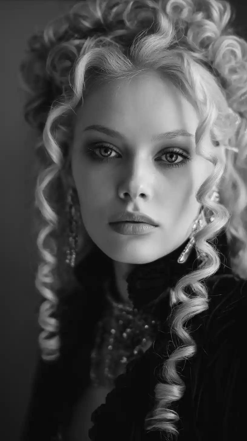 Undercover princess in bold baroque inspired street couture