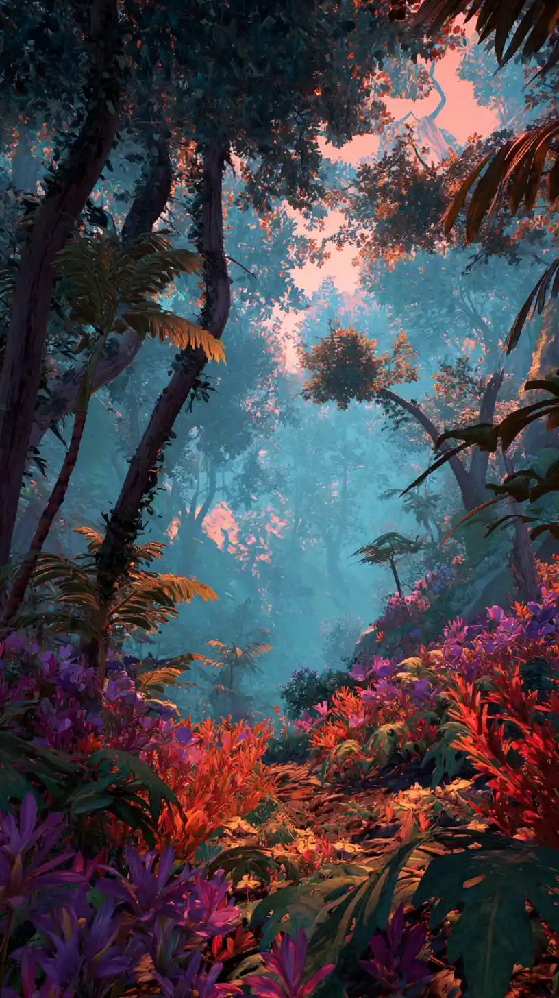 Vibrant South American scene filled with movement and life