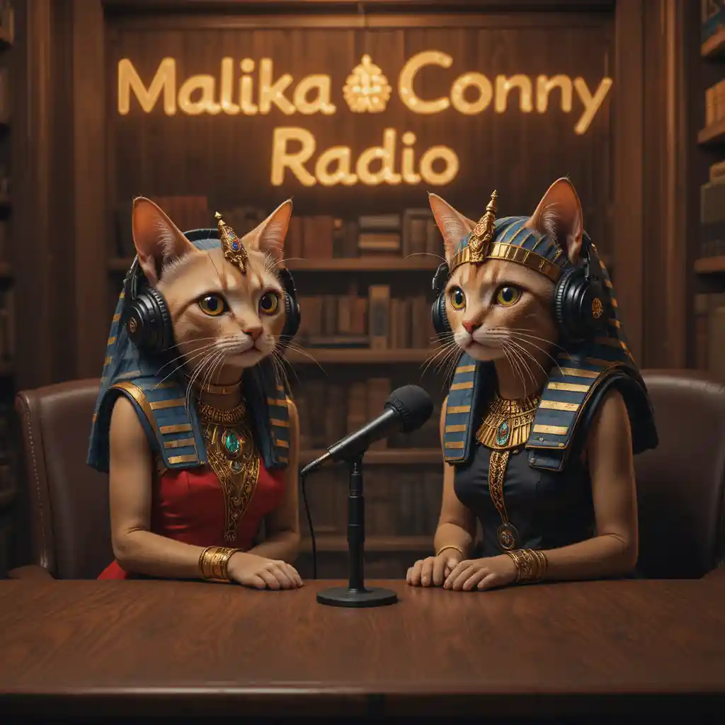 Two queens hosting a cozy late night radio show
