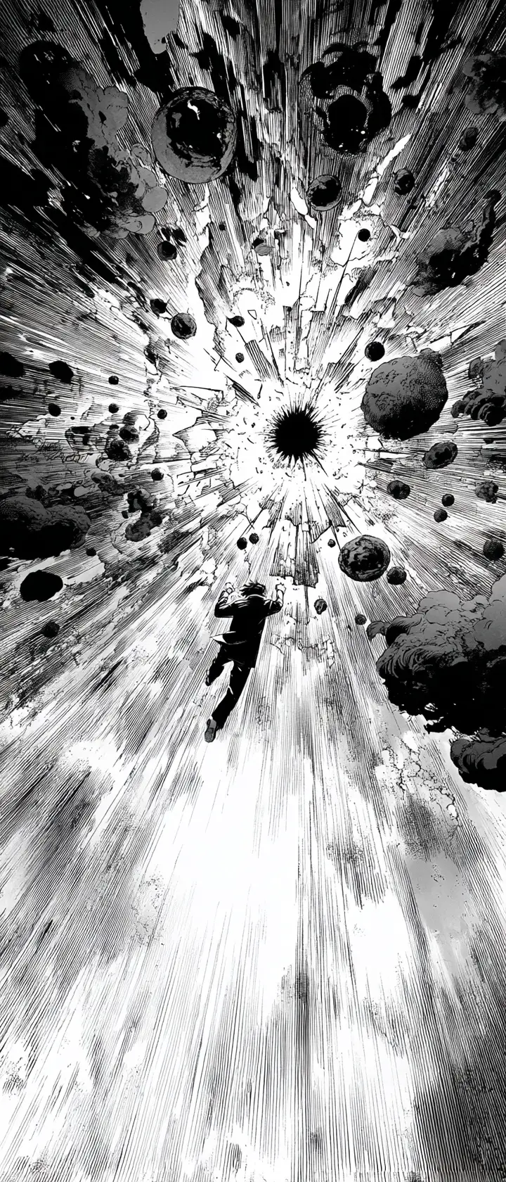 Dream warrior smashing a hall of nightmares into cosmic shards