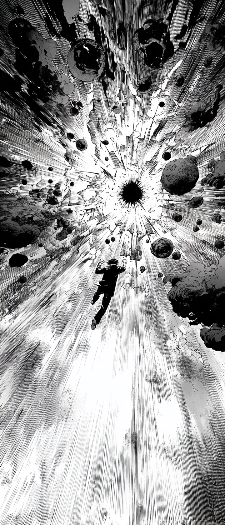 Dream warrior smashing a hall of nightmares into cosmic shards