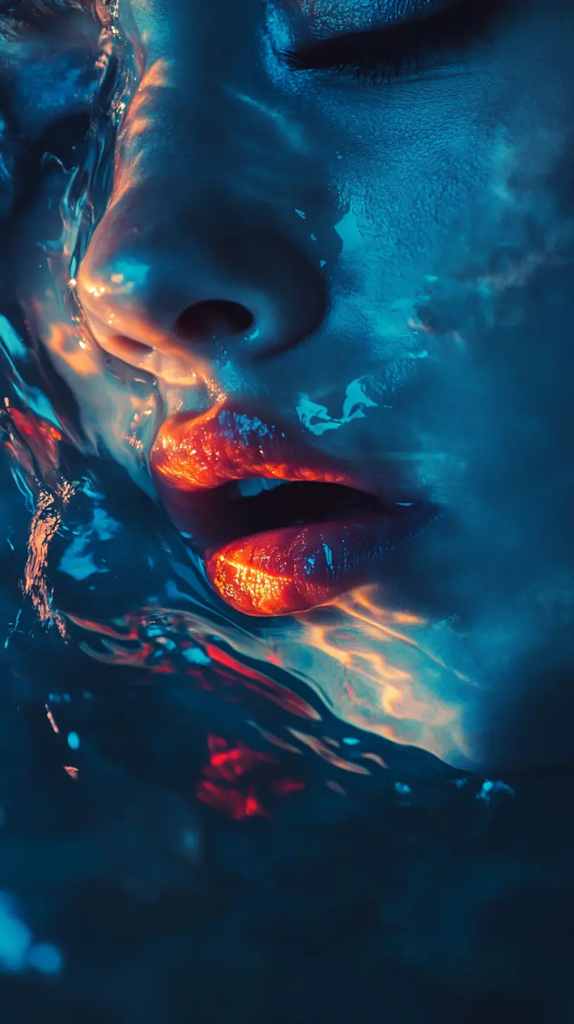 Surreal vision of a paradise like slow release poison