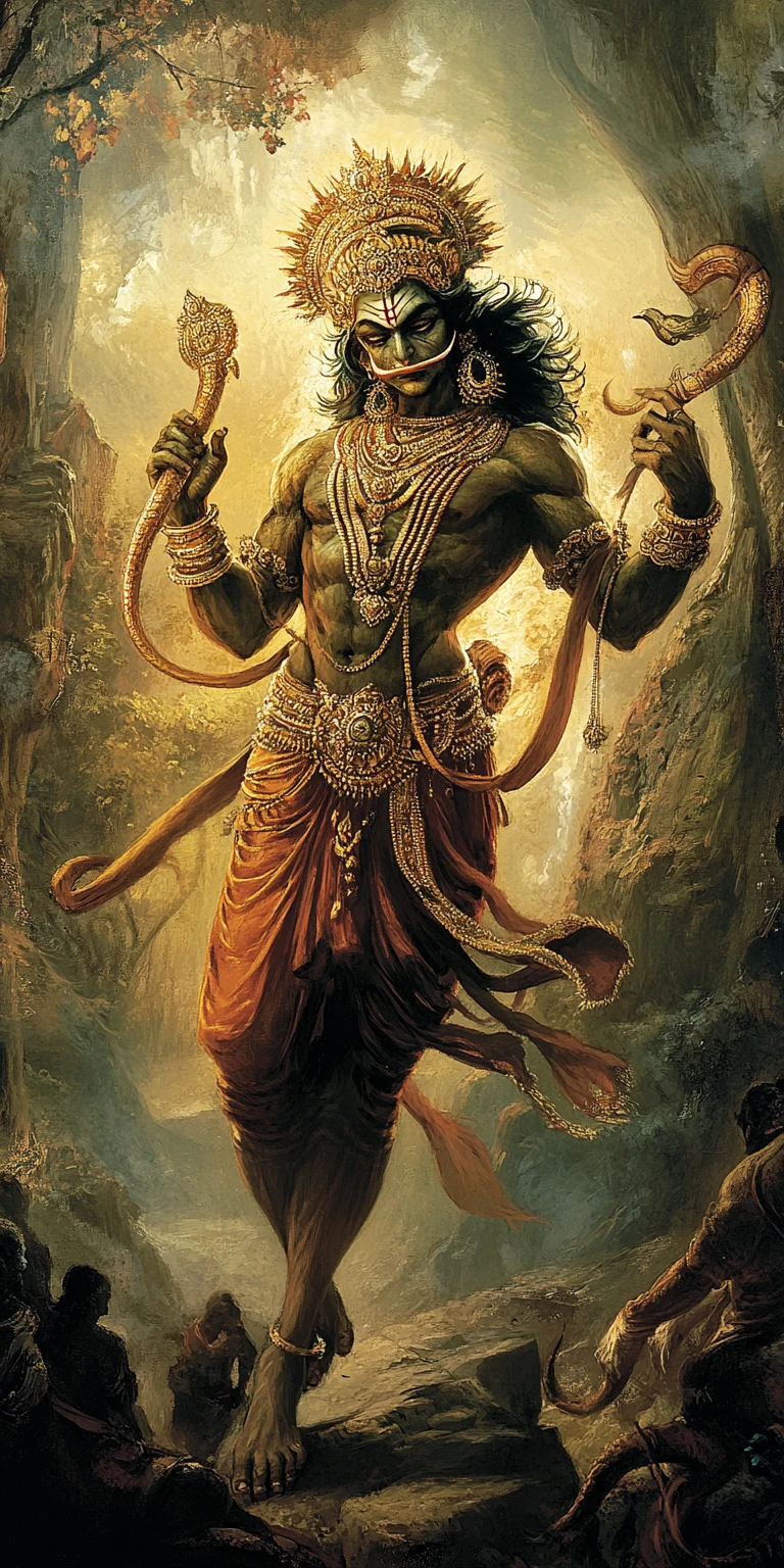 Powerful mythical asura beings within the Hindu cosmos