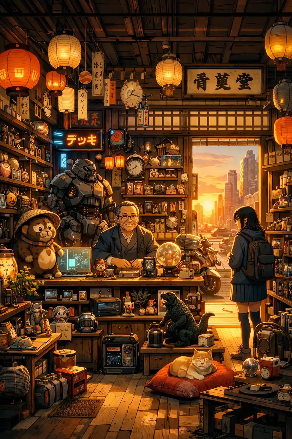 Mystical Japanese general store filled with vintage treasures