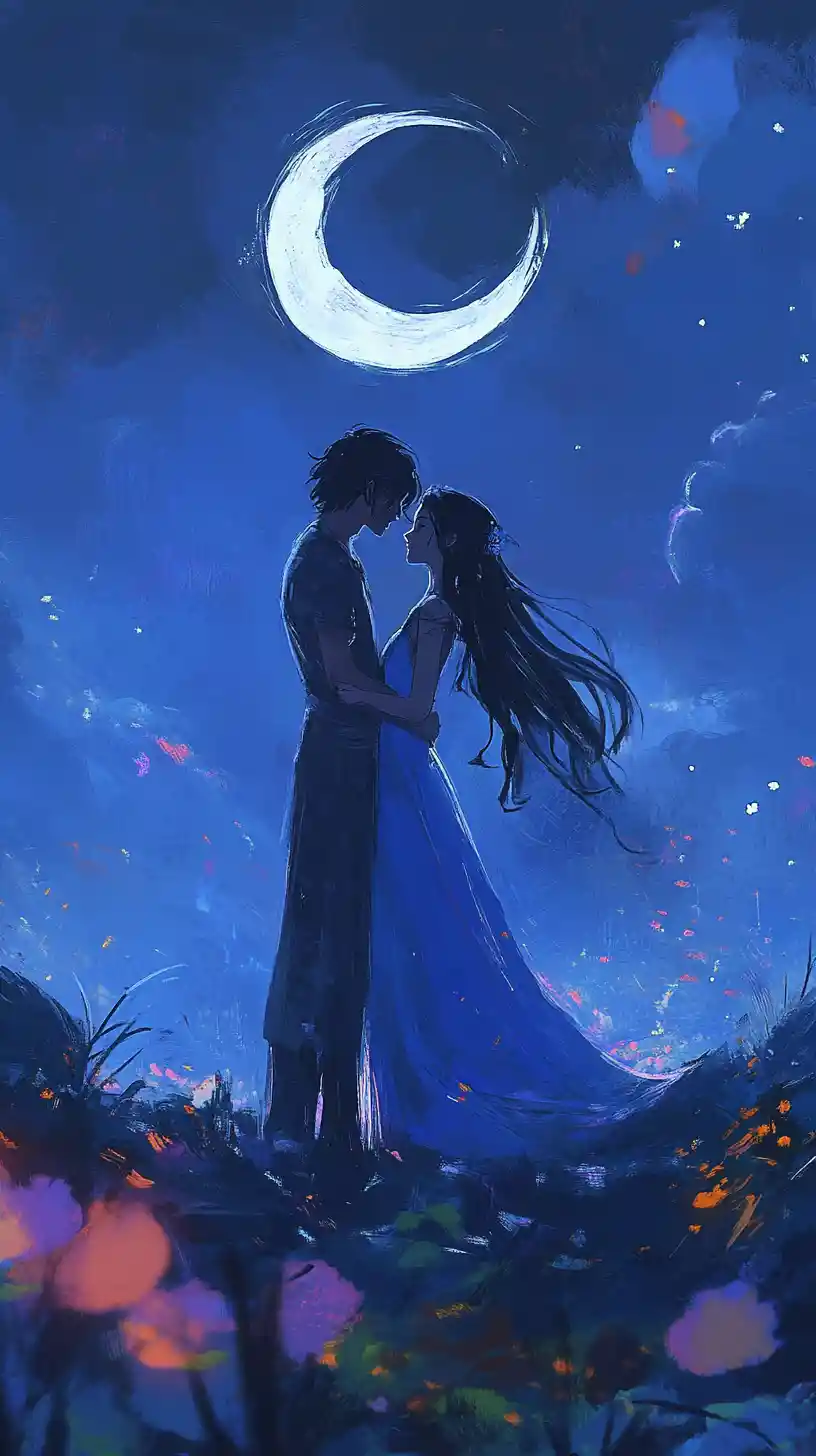 Heartbroken prince at sunset in emotional digital illustration