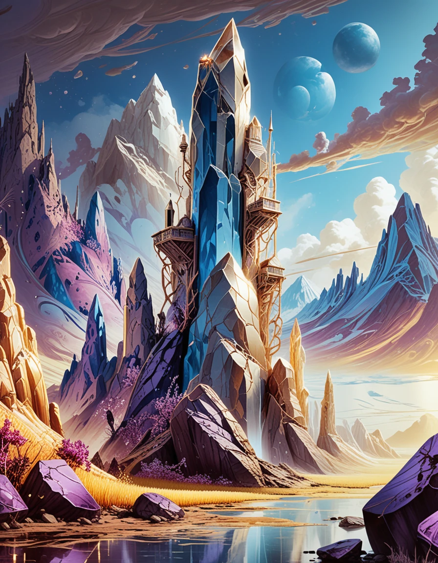 Fantastical Crystal Landscape Inspired By Rugged Montana Terrain