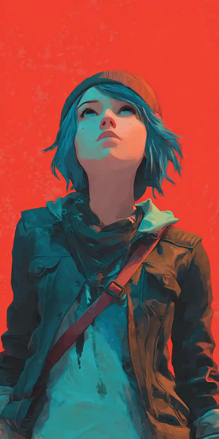 Mysterious female creator goddess in colorful fantasy illustration