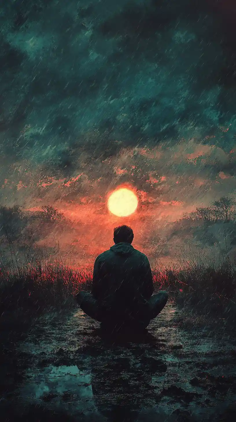 Lonely scene inspired by a missing loved one