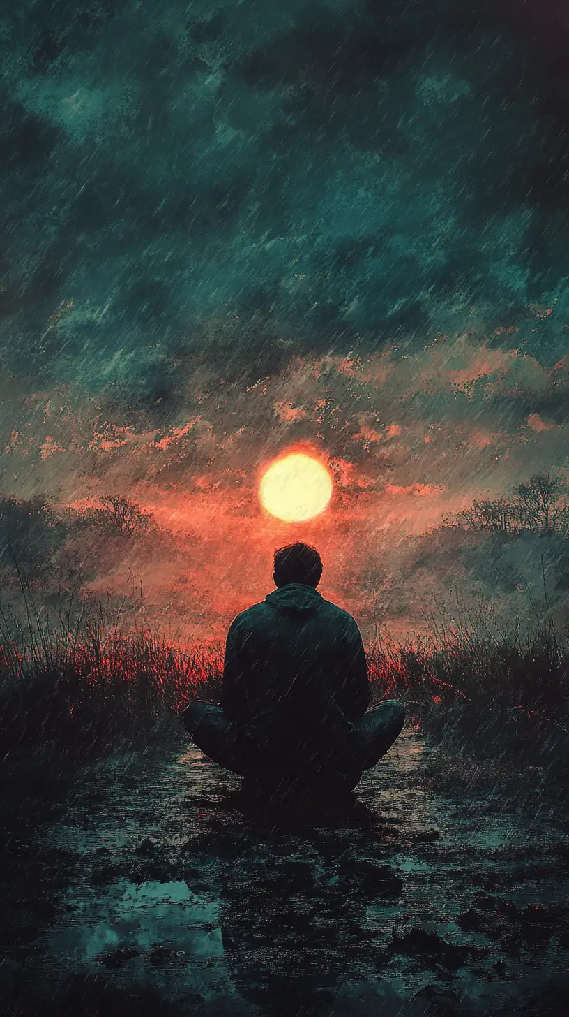 Lonely scene inspired by a missing loved one