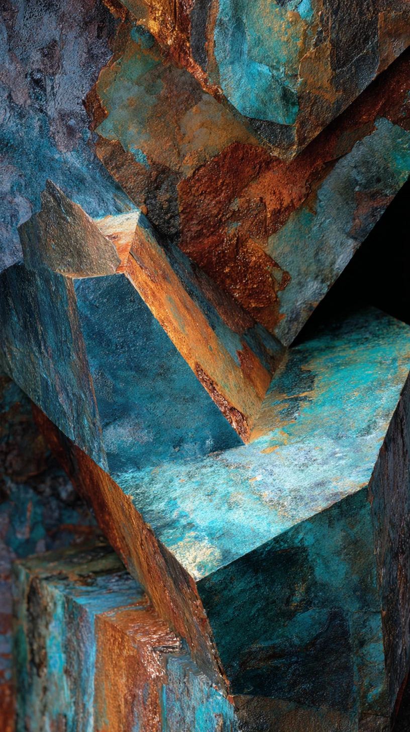 Dynamic geometric composition of interlocking angular structures