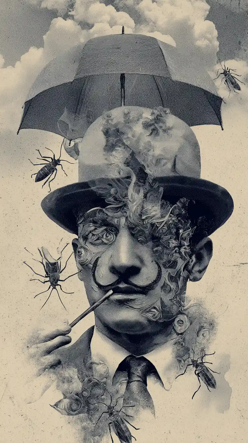 Bold rap typography with playful metaphorical word art
