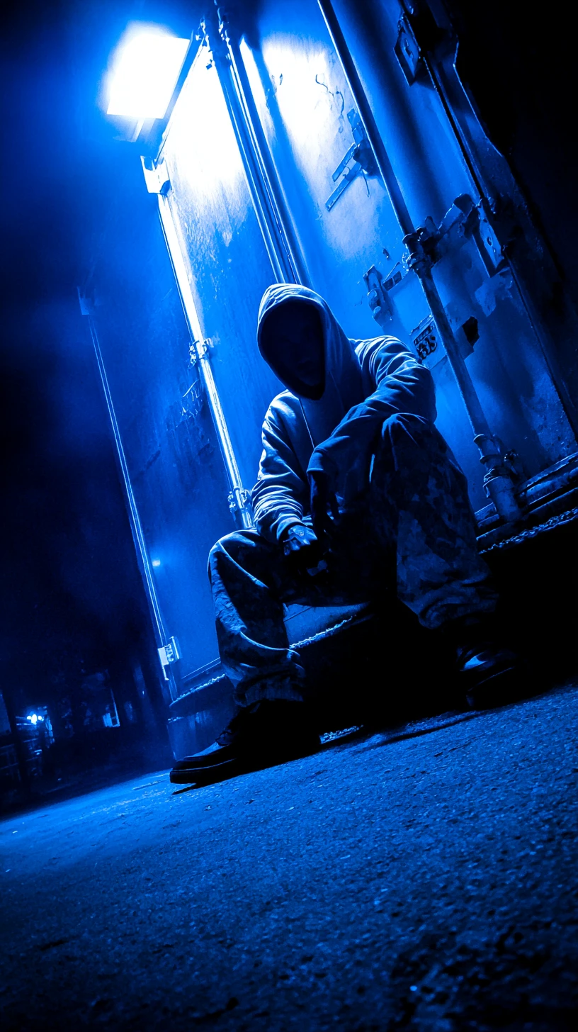Sad prayer themed text against a dark night background