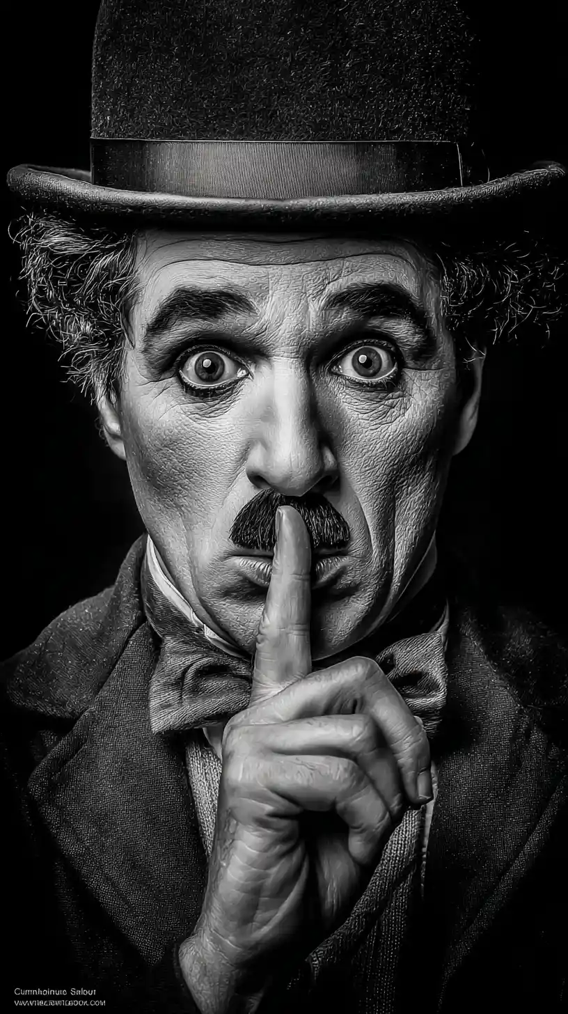 Retrato en blanco y negro en primer plano de un hombre silencioso