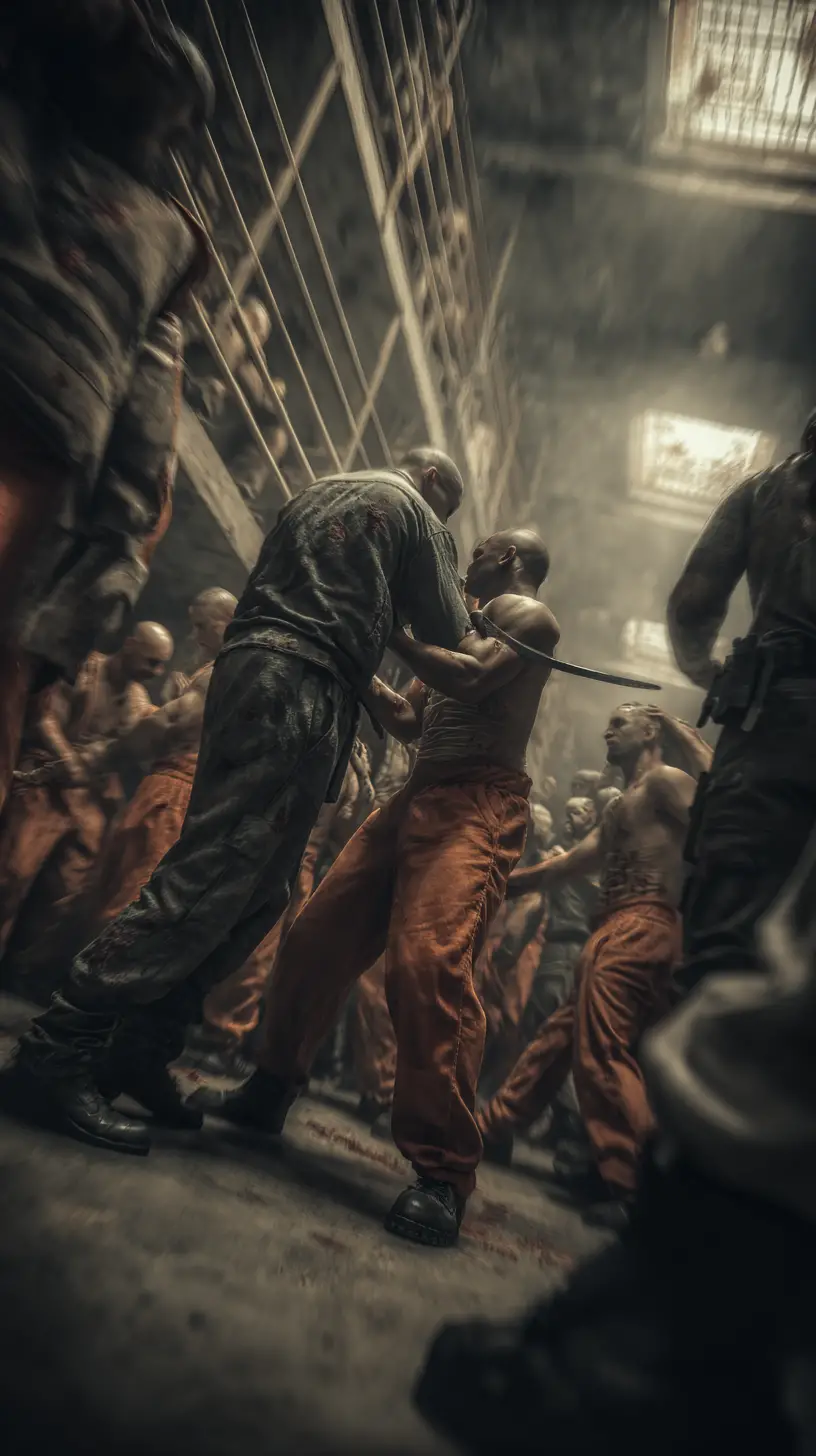 Rixe violente entre prisonniers dans une cellule surpeuplée