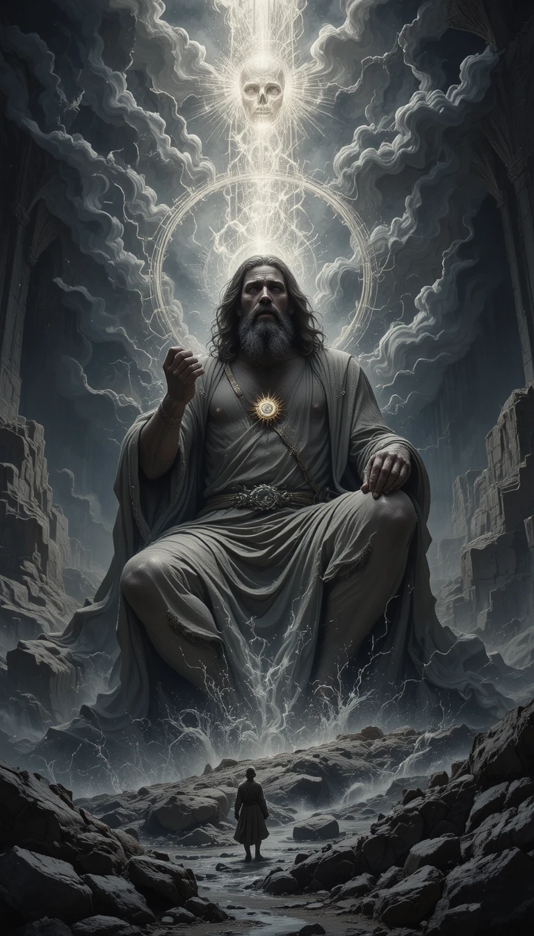 Divine wrath turning against corrupt life on earth