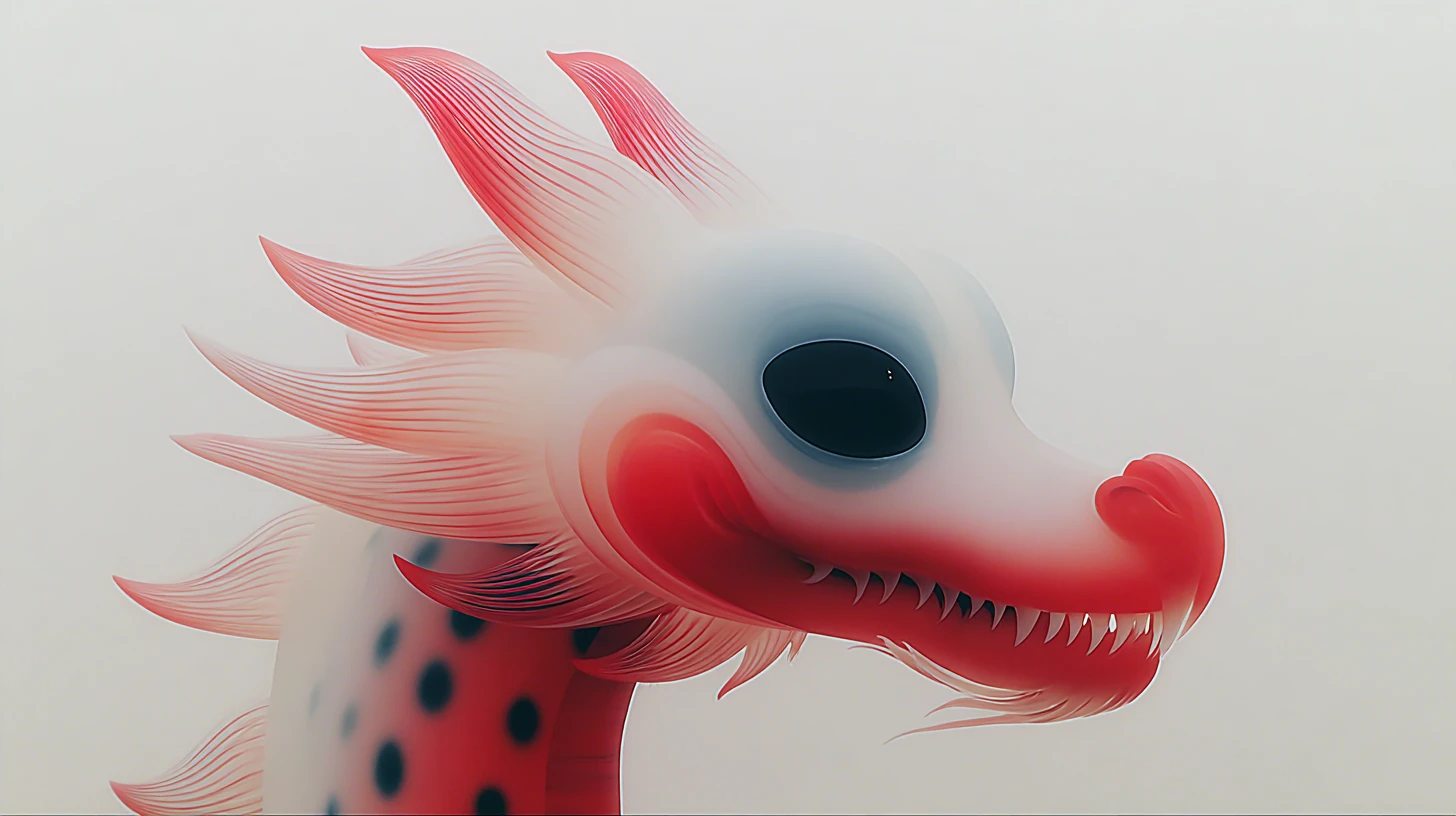 Colorate creature horror dell’antica Cina in una inquietante scena fantasy