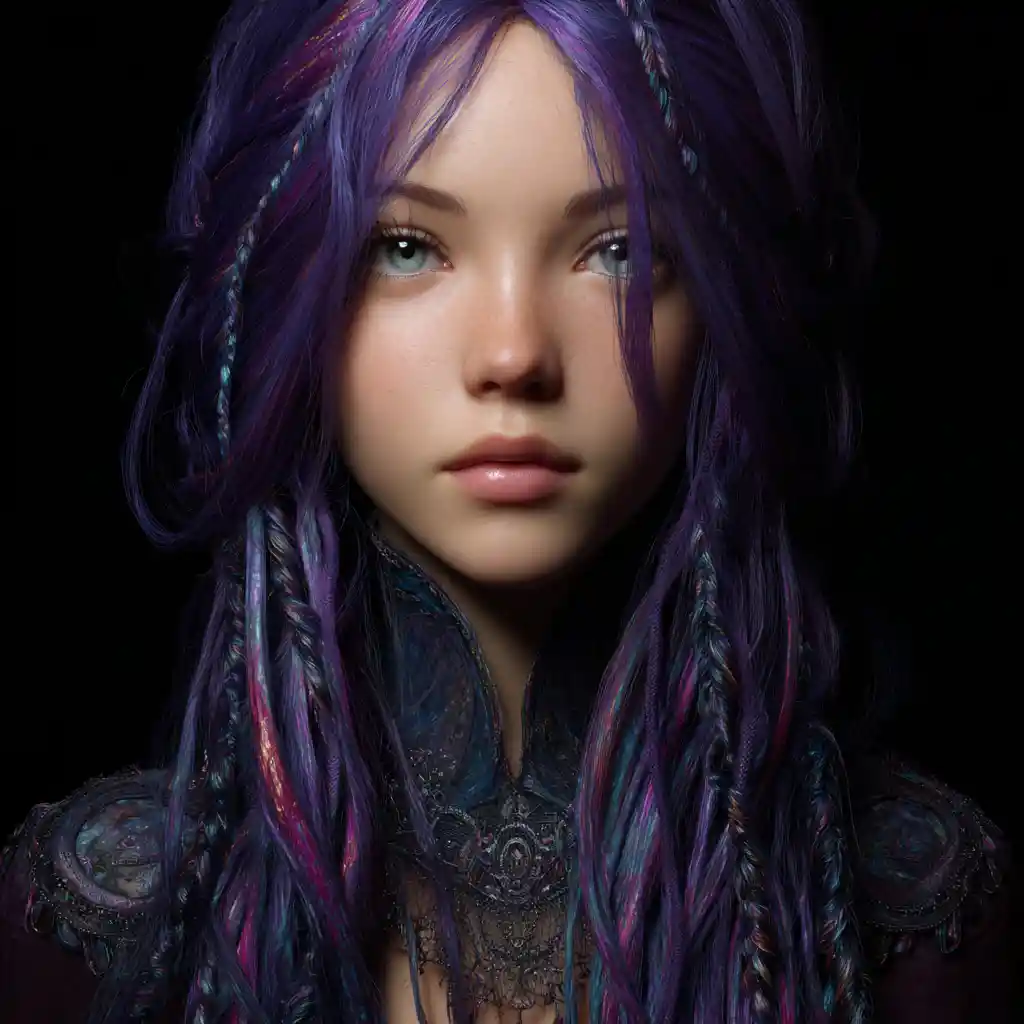 迷人的奇幻女巫：紫羅蘭雙眼與魔法力量