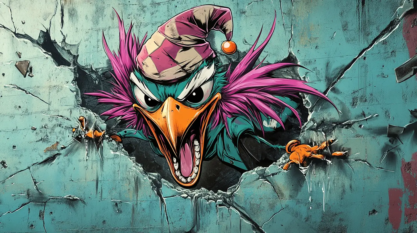 cartoon bird
