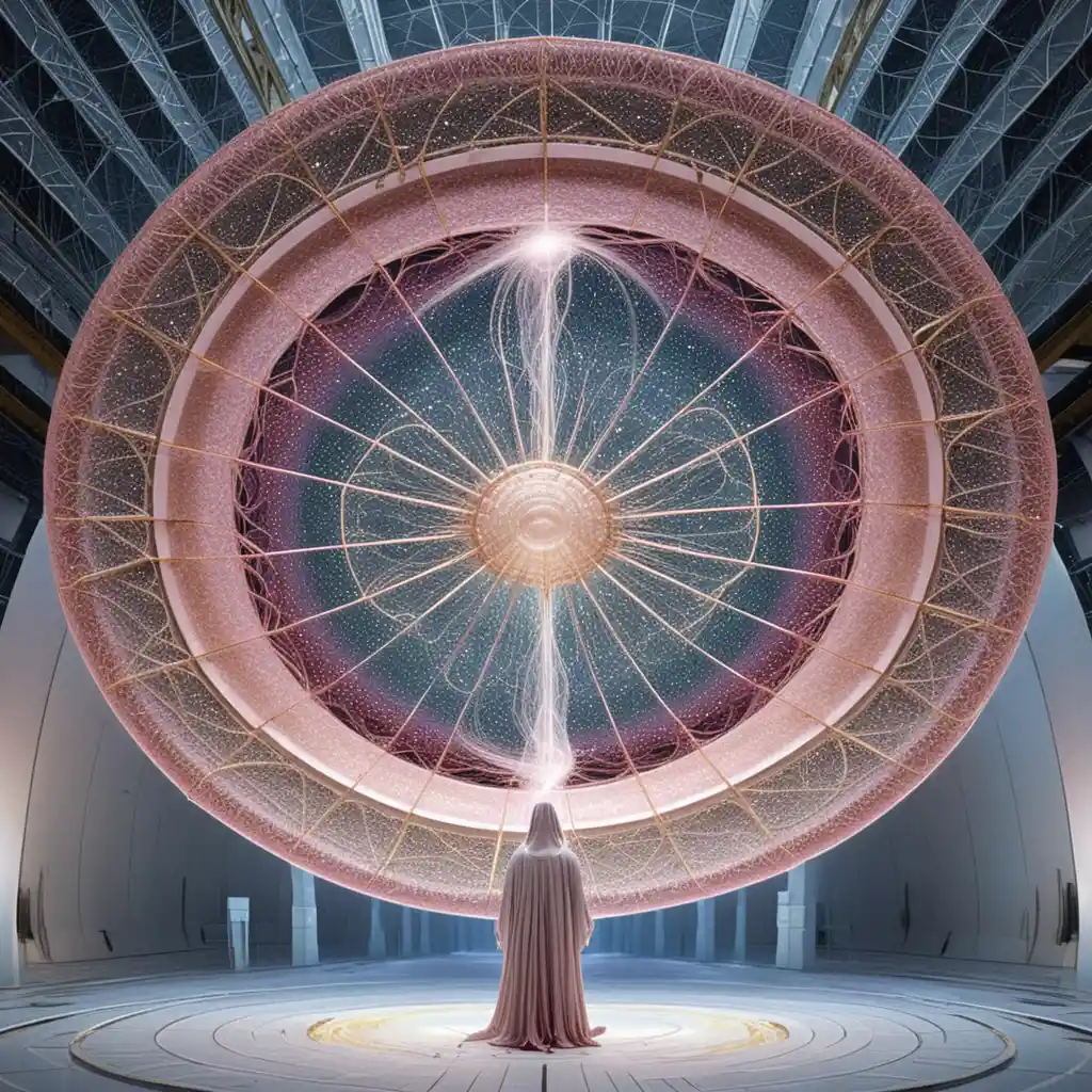 Ghostly neutrino particles streaming through the vast cosmos