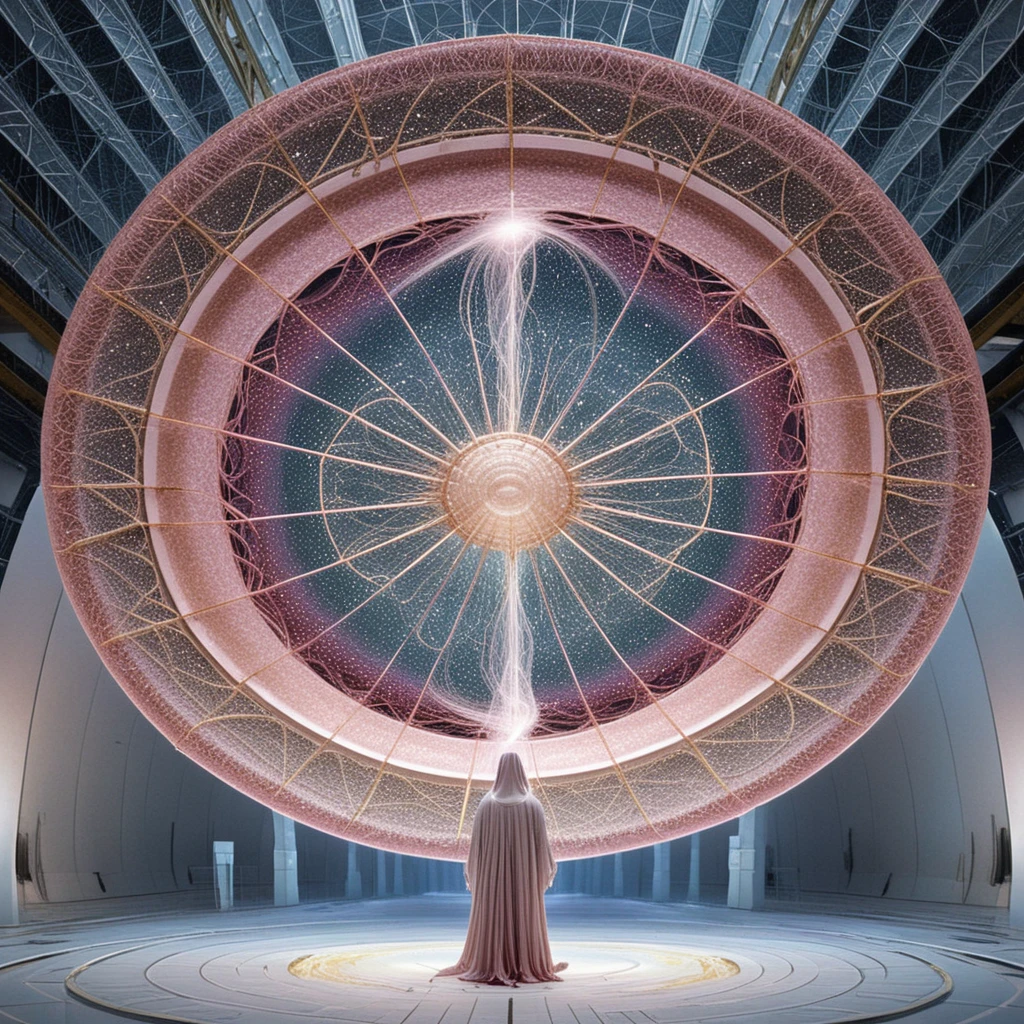 広大な宇宙を流れる幽霊のようなニュートリノ粒子
