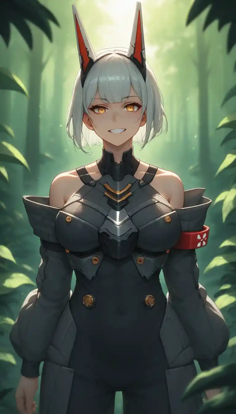 Heroína ardilla confiada en un retrato en el bosque