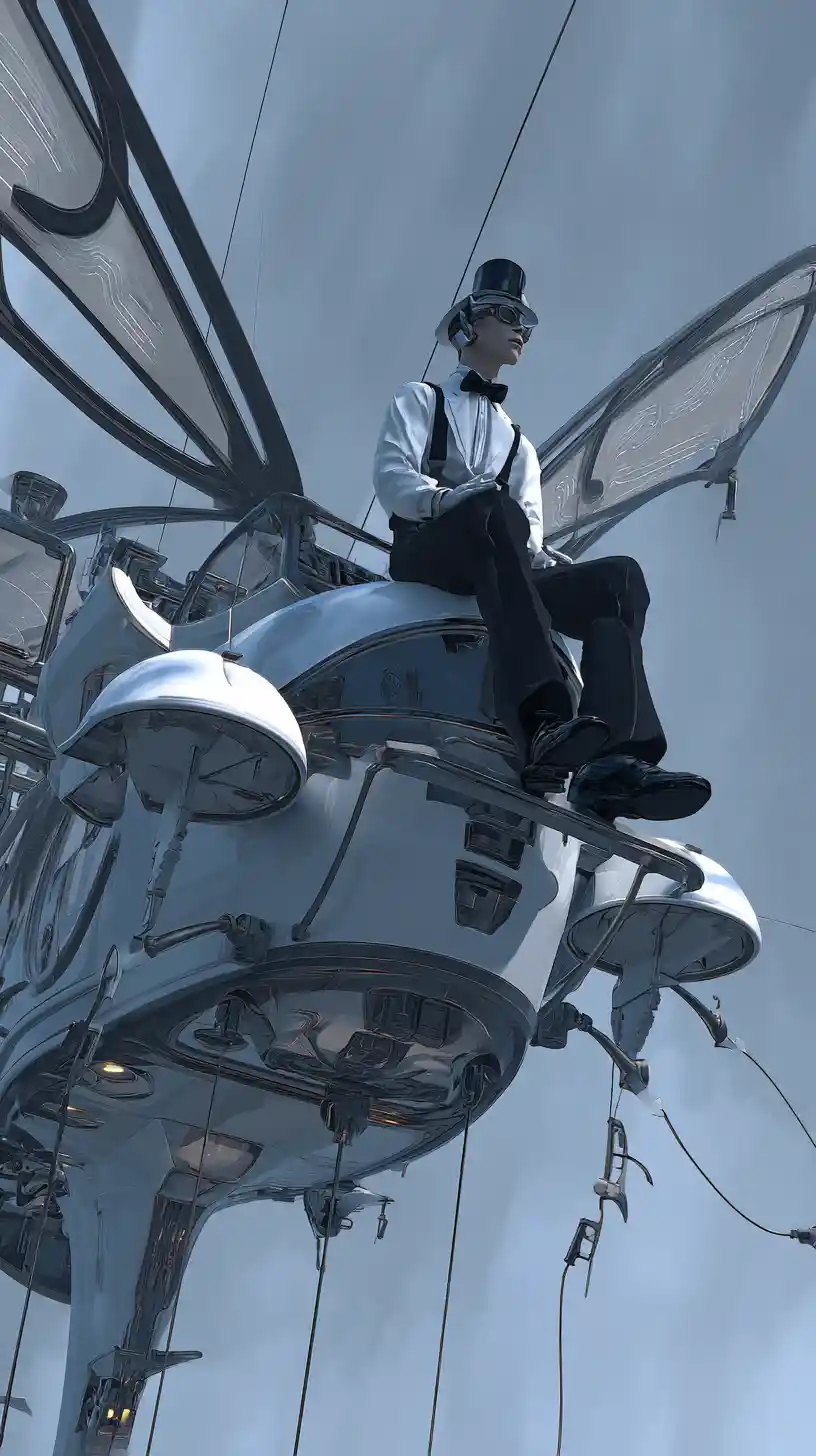 Stylized shoe spreading wings like an airplane in flight