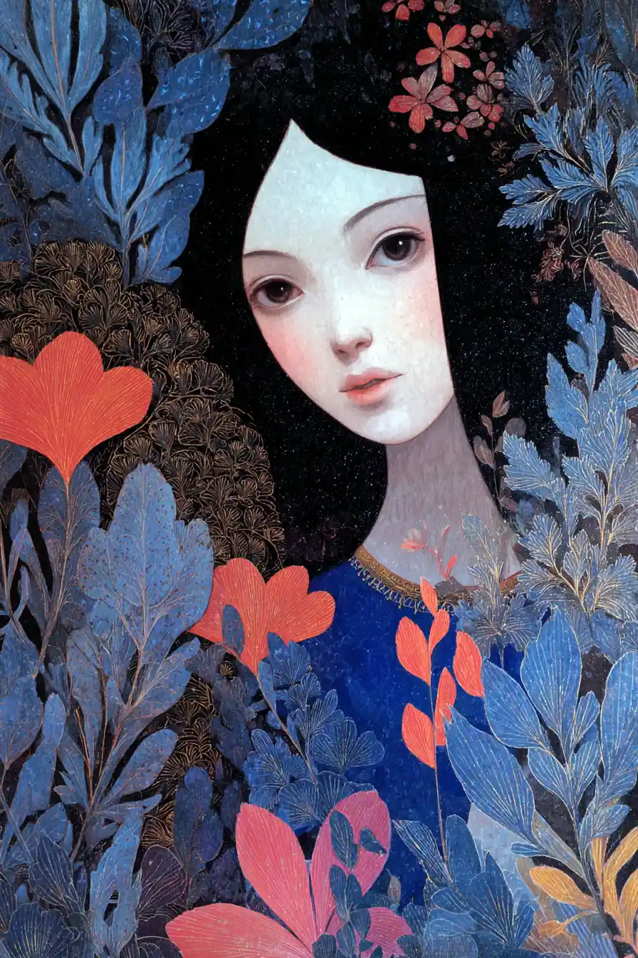 Joyful surreal artwork about claiming true happiness
