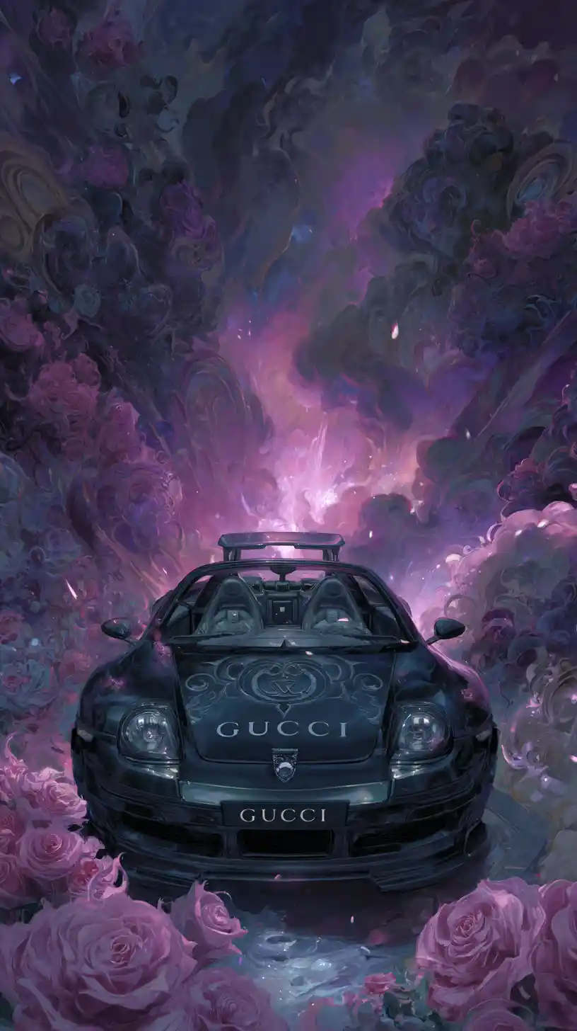 Gucci airbags ready to deploy in a fast city crash