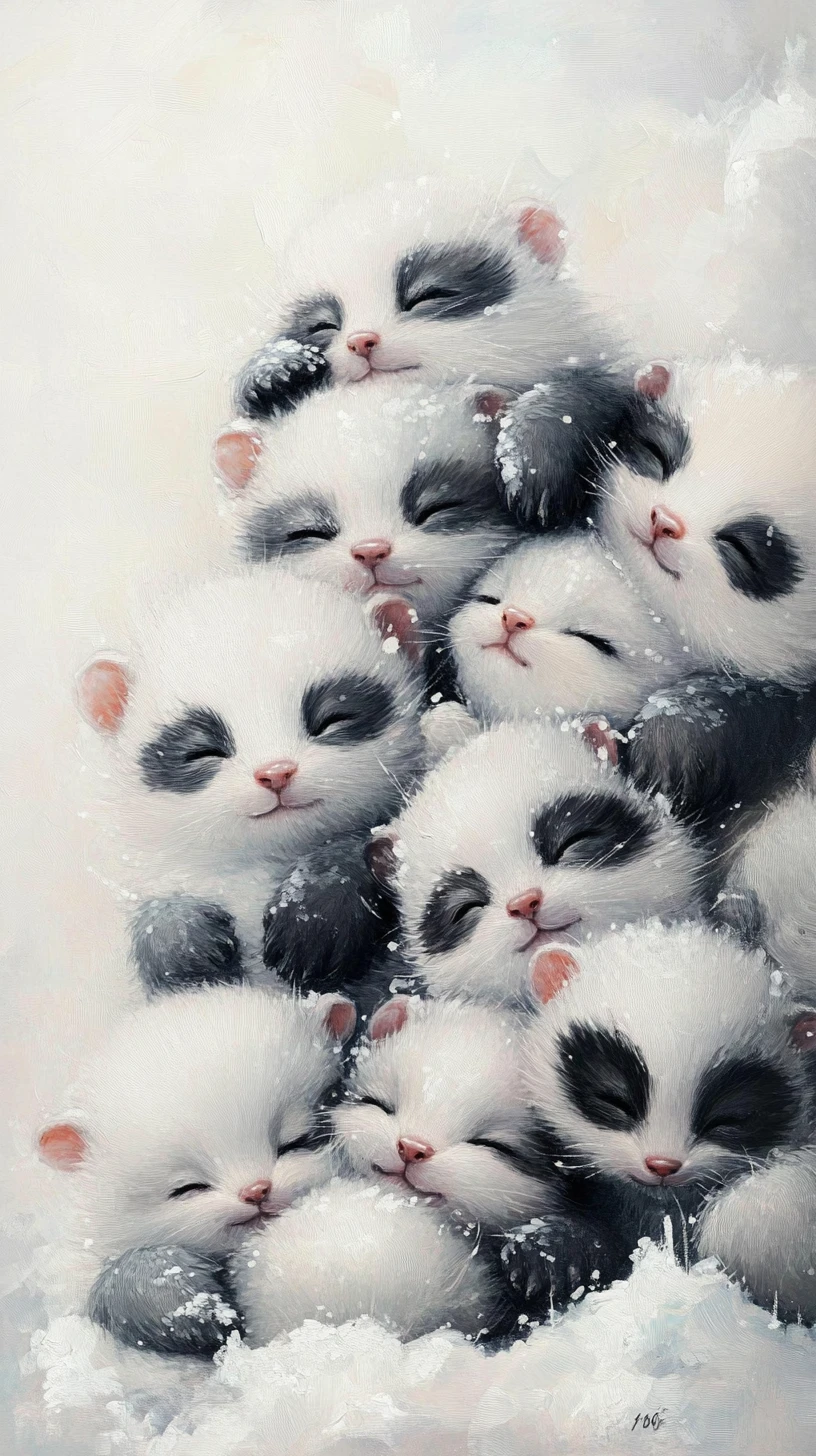 Adorable baby badgers resting and playing in a spring forest